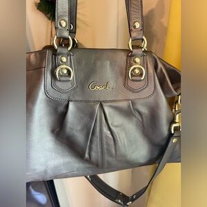 Coach Ashley Metallic Bronze crossbody
